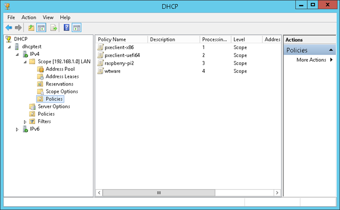 Настройка DHCP завершена